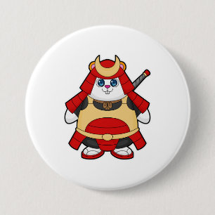 Hamster som Warrior med Armor Knapp