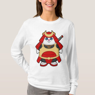 Hamster som Warrior med Armor T Shirt
