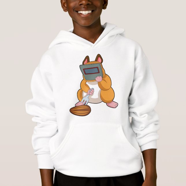 Hamster som Welder.PNG T Shirt (Framsida)
