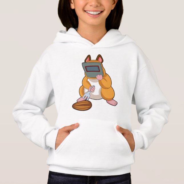 Hamster som Welder.PNG T Shirt (Framsida)
