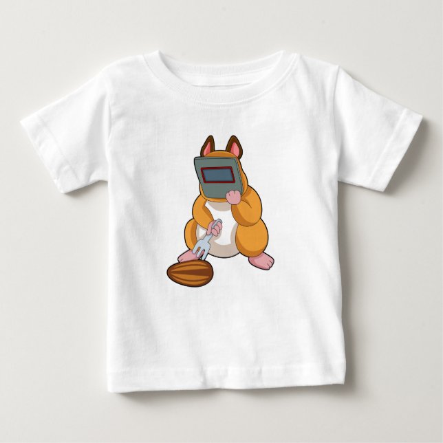 Hamster som Welder.PNG T Shirt (Framsida)
