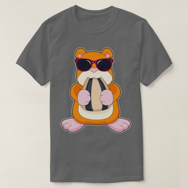 Hamster Sunglasses T Shirt (Design framsida)