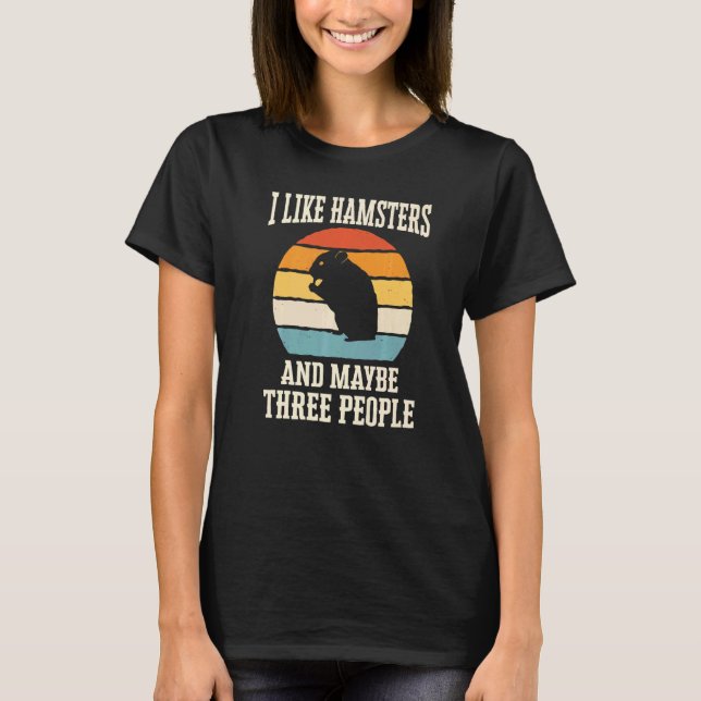 Hamster Syrian Hamster Dwarf Hamster 3 T Shirt (Framsida)