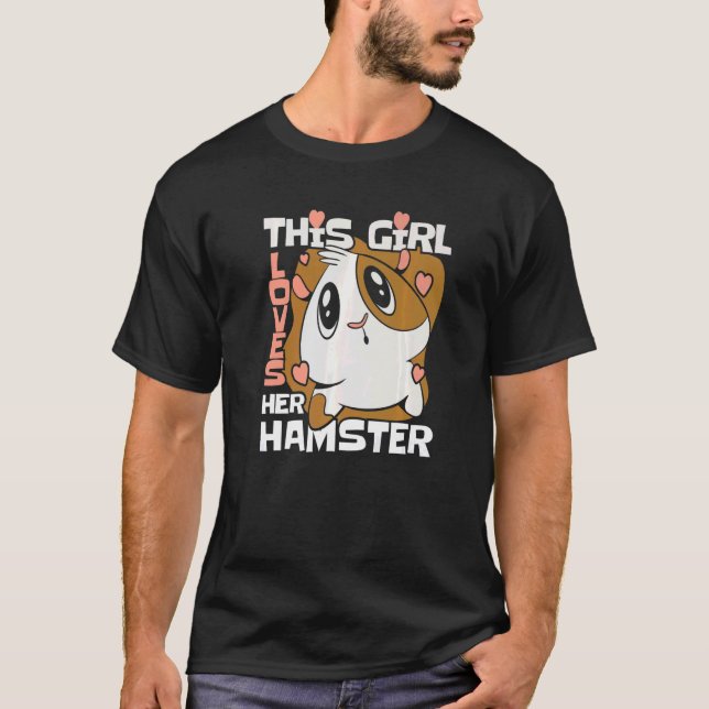 Hamster Syrian Hamster Dwarf Hamster Gril T Shirt (Framsida)