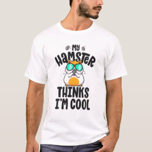 Hamster T S För manar Boys Min Hamster tror att j Shirt