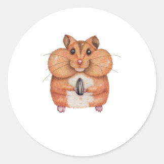 Hamster T-ShirtSolros Hamster T-Shirt Runt Klistermärke
