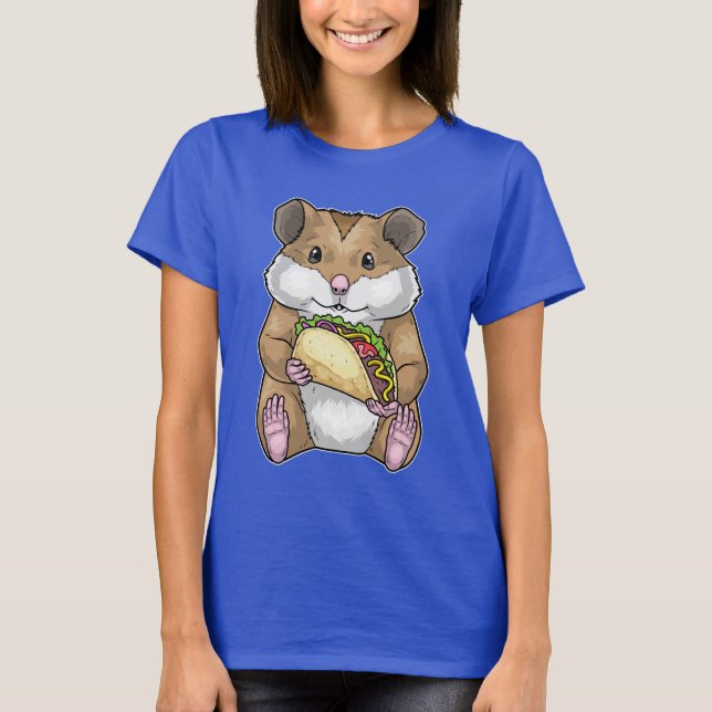 Hamster Taco T Shirt (Framsida)