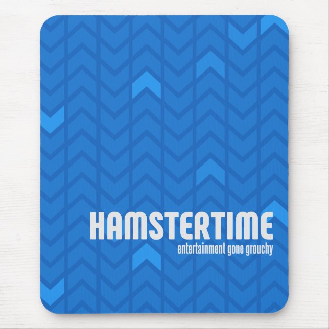 Hamster Time Mousepad - lodrät Musmatta (Framsidan)