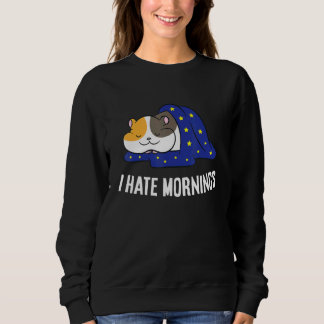 Hamster Tired  Hamster I Hate Mornings T Shirt