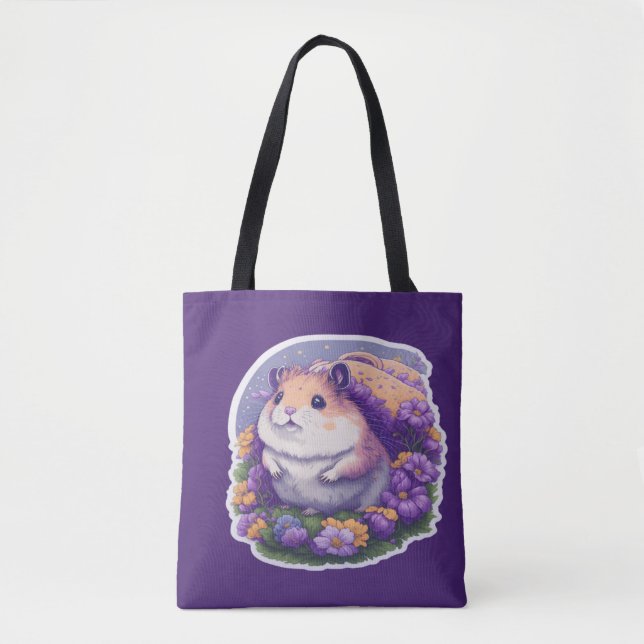 Hamster tote tygkasse (Framsida)