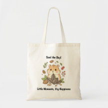 Hamster Totebag – Små ögonblick, stor lycka