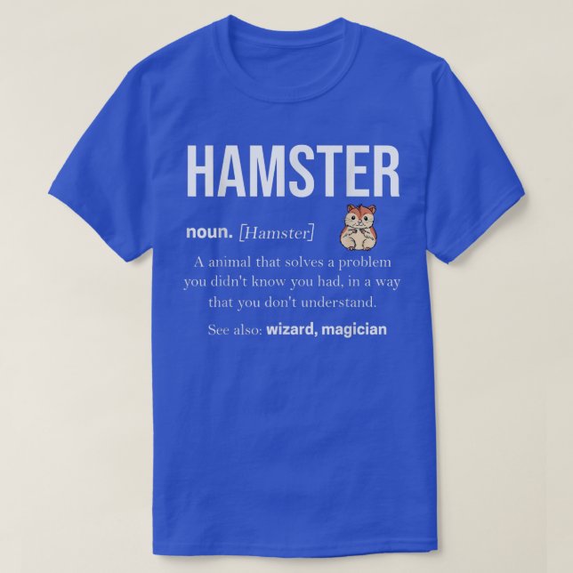 Hamster Tshirt Pet Rodent Guinea Gris Dwarf 711 T Shirt (Design framsida)