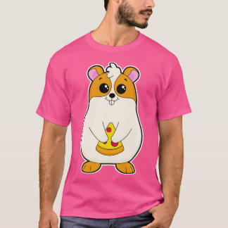 Hamster vid Eating of Pizza T Shirt