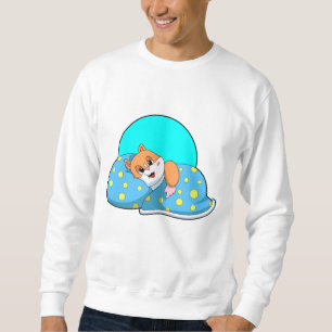 Hamster vid sovande med Blanket.PNG Lång Ärmad Tröja