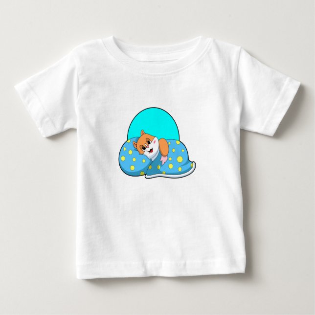 Hamster vid sovande med Blanket.PNG T Shirt (Framsida)