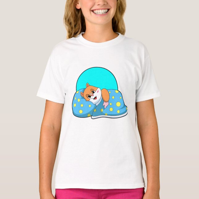 Hamster vid sovande med Blanket.PNG T Shirt (Framsida)