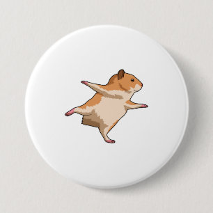 Hamster vid Yoga Stretching Ben Knapp