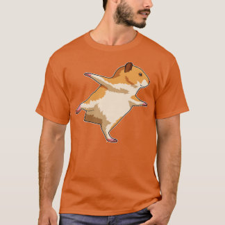 Hamster vid Yoga Stretching Ben T Shirt