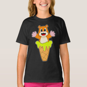 Hamster Waffle glass T Shirt