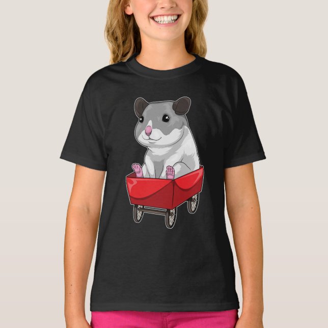 Hamster Wagon T Shirt (Framsida)