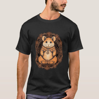 Hamster Yoga Dala Hammy Kawaii Meditation T Shirt