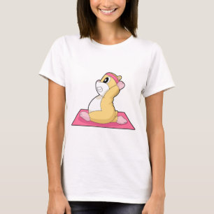 Hamster Yoga Fitness Gymnastik T Shirt