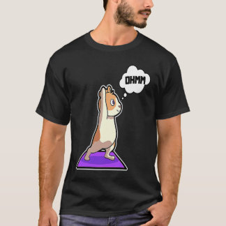 Hamster Yoga Poser Sport Gymnastik Ohm Hjärtbeat  T Shirt
