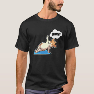 Hamster Yoga Poser Sport Gymnastik Ohm Hjärtbeat T Shirt