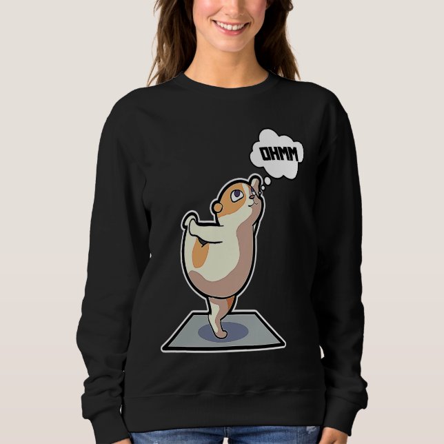 Hamster Yoga Poses Sport Gymnastics Ohm Heartbeat  T Shirt (Framsida)