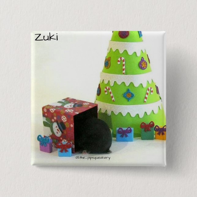 Hamsterända! Knapp (Framsida)