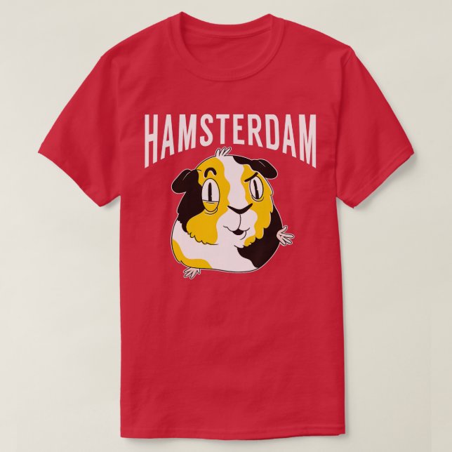 Hamsterdammen Cute Hamster Älskare T Shirt (Design framsida)