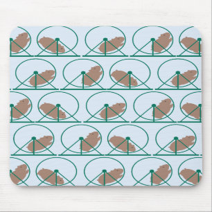 Hamsteren rullar Mousepad Musmatta