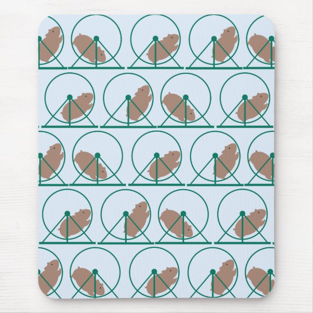 Hamsteren rullar Mousepad Musmatta (Framsidan)