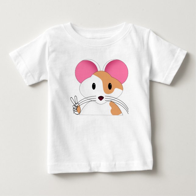 Hamsterfredstecken T Shirt (Framsida)