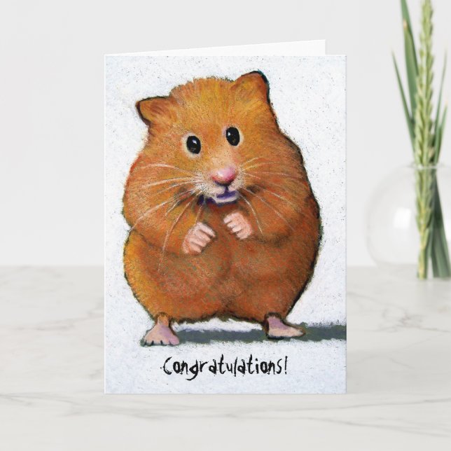 HAMSTERgrattis! Kort (Framsida)