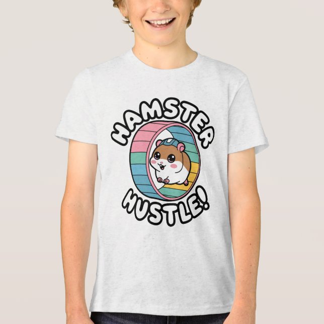 Hamsterhetsning Söt Träning T Shirt (Framsida)