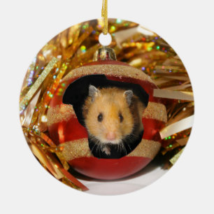 Hamsterjul Julgransprydnad Keramik