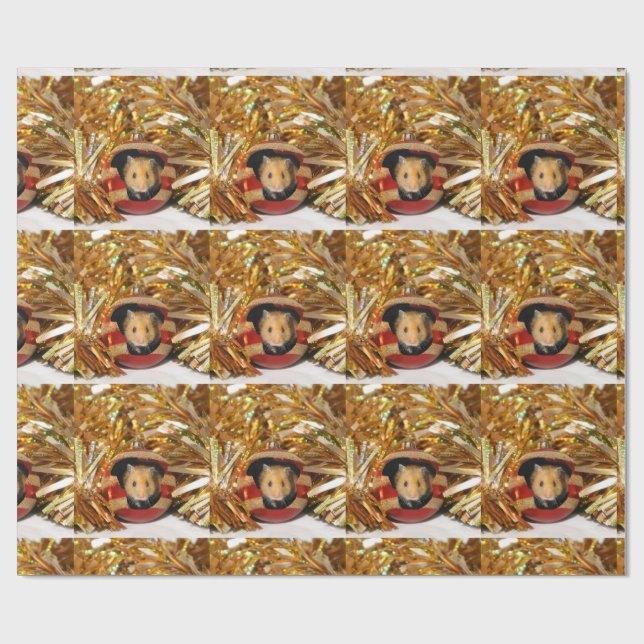 Hamsterjul Presentpapper (Platt)