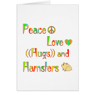 Hamsterkramar Hälsningskort