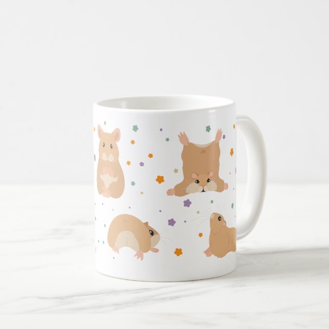 Hamsters gör yoga kaffemugg (Framsida höger)