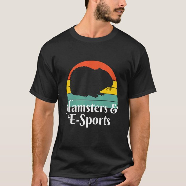 Hamsters och E sport T Shirt (Framsida)