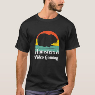 Hamsters och videospelspelare t shirt
