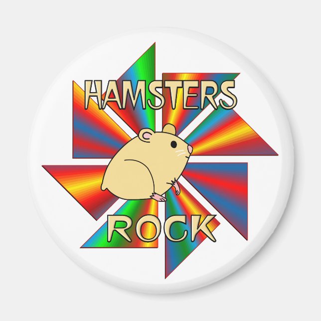 Hamsters Sten Magnet (Framsidan)