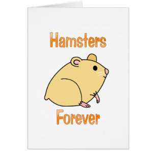 Hamstersför evigt hälsningskort