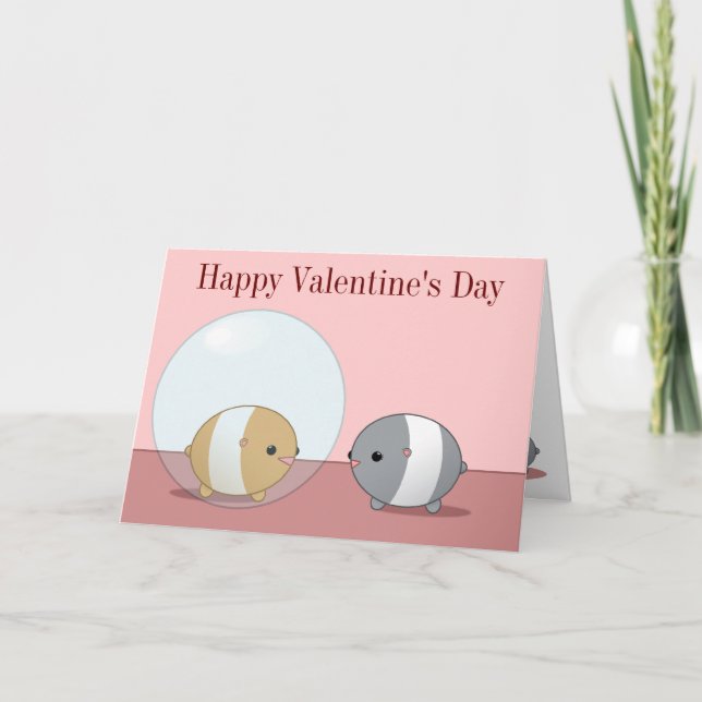 Hamstervalentin kort för dag (Framsida)