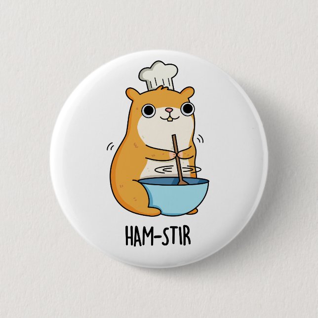 Hamstir Funny Hamster Pun Knapp (Framsida)