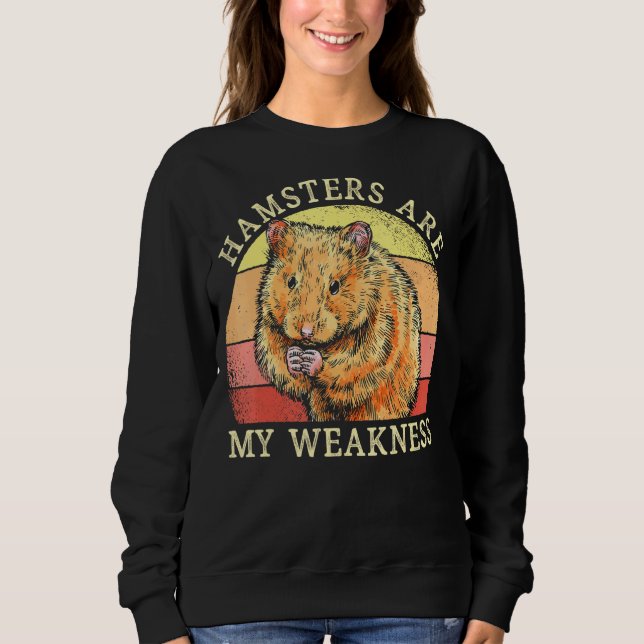Hamstrar Är Min Svaghet Hammy Kärlek T Shirt (Framsida)