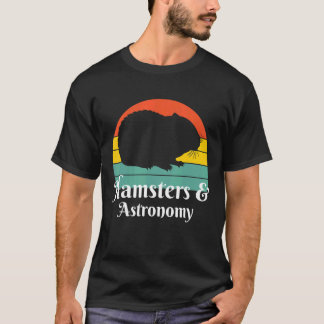 Hamstrar och astronomi t shirt