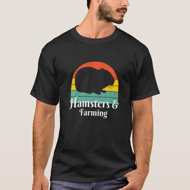 Hamstrar och jordbrukare t shirt (Framsida)