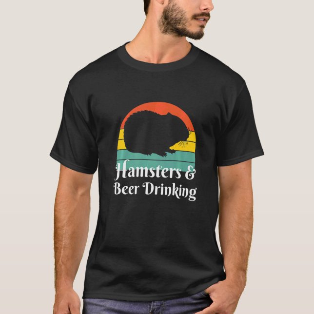 Hamstrar och öl t shirt (Framsida)